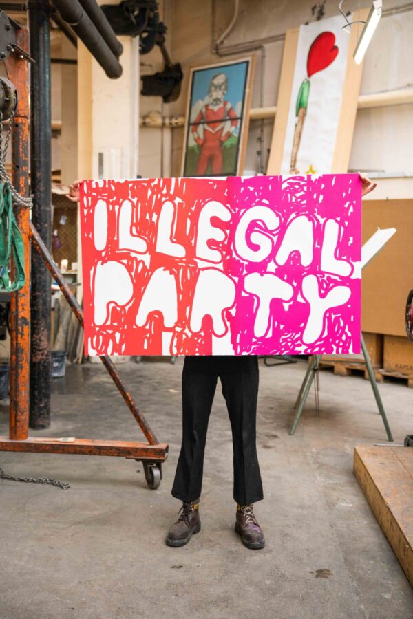 illegal-party-red-pink-stefan-marx-lithograph-printing-house-paris