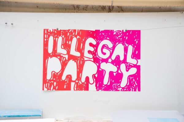 illegal-party-red-pink-stefan-marx-lithograph-printing-house-paris-art